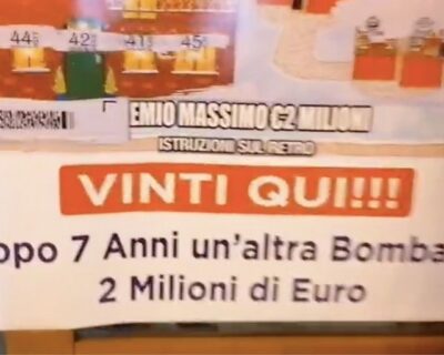 A Barletta sono stati vinti 2 milioni di euro
